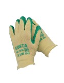 Gants de protection grip - latex laine - t8 vert